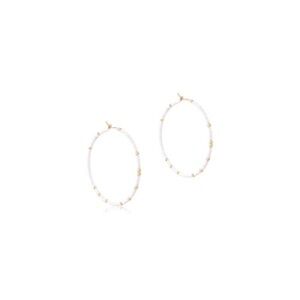 E Newton Hope Unwritten Hoop Earrings